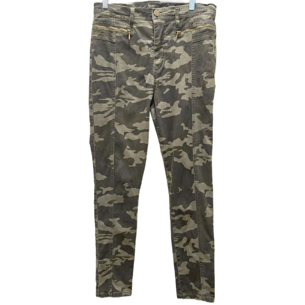 Supplies by Unionbay Women's High Rise Skinny Cargo Pants Size 12 Olive Green‎